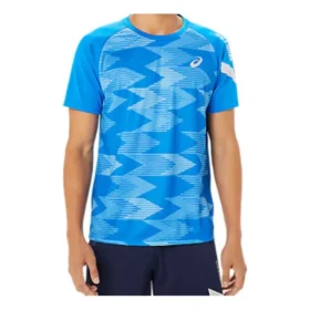 A-I-M Dry Graphic Short Sleeve Shirt “Electric Blue”