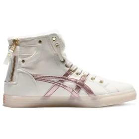 Double Clutch Fleece Retro High Board Shoe Milk White/Gold