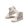Double Clutch Fleece Retro High Board Shoe Milk White/Gold