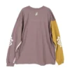 Novalis Bixance Long Sleeve Top “Pewter Purple Medallion Yellow”